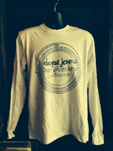 DOPE JAMS "4 YEAR ANNIVERSARY LONG SLEEVE SHIRT"