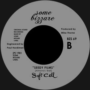SOFT CELL "SEEDY FILMS / TAINTED DUB"