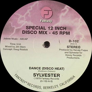 SYLVESTER "DANCE (DISCO HEAT)/YOU MAKE ME FEEL (MIGHT REAL)"
