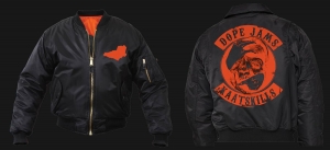 DOPE JAMS "FLIGHT JACKET" (BLACK)