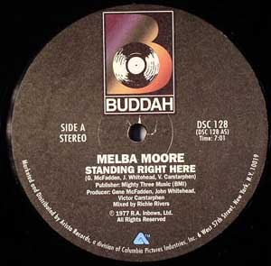 MELBA MOORE "STANDING RIGHT HERE"