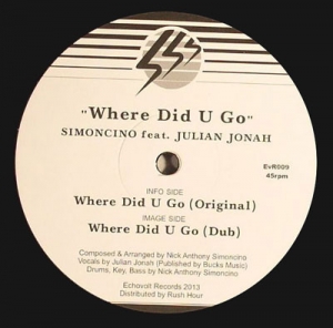 SIMONCINO FEAT. JULIAN JONAH "WHERE DID YOU GO"