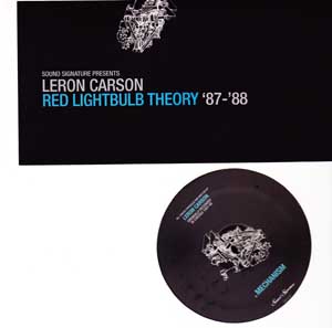 LERON CARSON "RED LIGHTBULB THEORY 87-88"