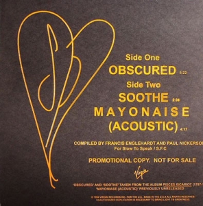 SMASHING PUMPKINS "OBSCURED/SOOTHE/MAYONAISE (ACOUSTIC)"