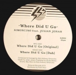 SIMONCINO FEAT. JULIAN JONAH "WHERE DID YOU GO"