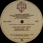 ASHFORD & SIMPSON "LOVE DON'T MAKE IT RIGHT" (LONG VERSION)
